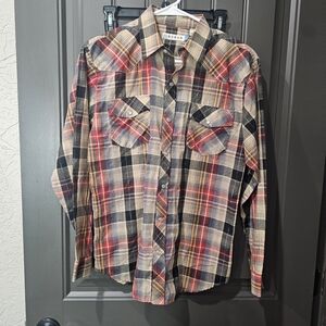 Plaid Pearl Snap Shirt